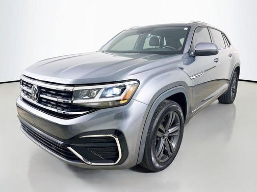 Platinum Gray Metallic 2020 Volkswagen Atlas Cross Sport 3.6L V6 SE w/Technology R-Line SUV