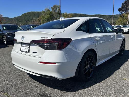 Platinum White Pearl 2026 Honda Civic Hybrid Sport