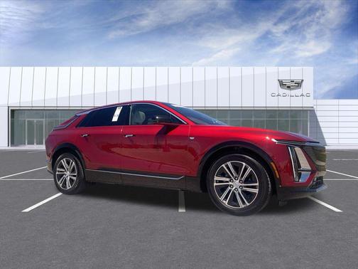 Radiant Red Tintcoat 2025 Cadillac LYRIQ Luxury