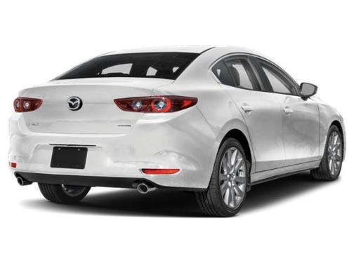 Snowflake White Pearl Mica 2025 Mazda Mazda3 FWD w/Preferred Package