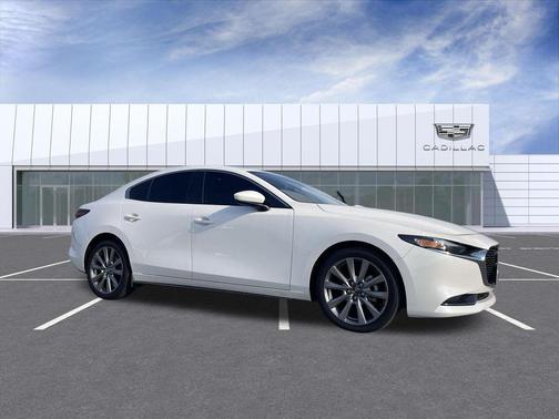 Snowflake White Pearl Mica 2025 Mazda Mazda3 FWD w/Preferred Package