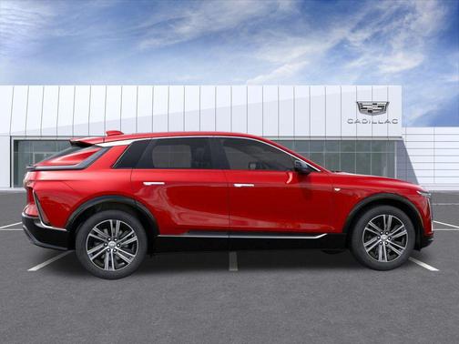 Radiant Red Tintcoat 2025 Cadillac LYRIQ Luxury