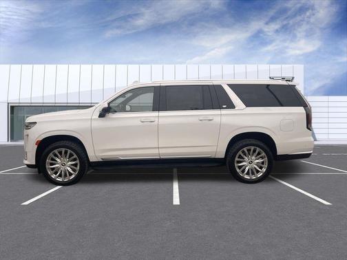 Crystal White Tricoat 2024 Cadillac Escalade ESV Premium Luxury