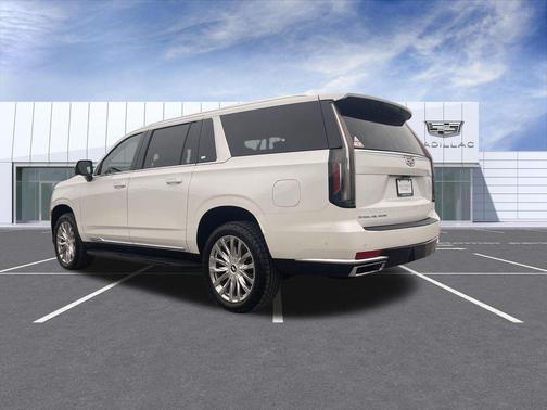 Crystal White Tricoat 2024 Cadillac Escalade ESV Premium Luxury