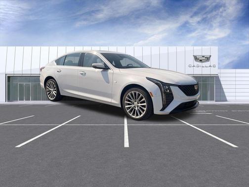 Vibrant White Tricoat 2026 Cadillac CT5 Premium Luxury