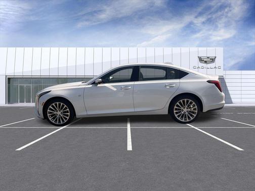 Vibrant White Tricoat 2026 Cadillac CT5 Premium Luxury