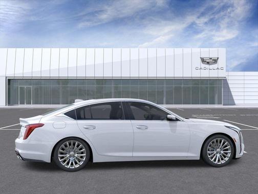 Vibrant White Tricoat 2026 Cadillac CT5 Premium Luxury