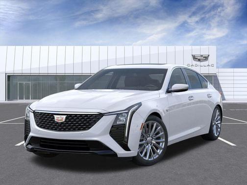 Vibrant White Tricoat 2026 Cadillac CT5 Premium Luxury