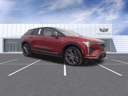 Radiant Red Tintcoat 2025 Cadillac OPTIQ Sport 2 AWD