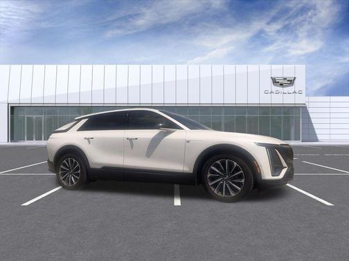 Crystal White Tricoat 2024 Cadillac LYRIQ Sport