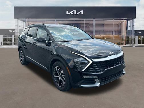 Ebony Black 2025 Kia Sportage EX
