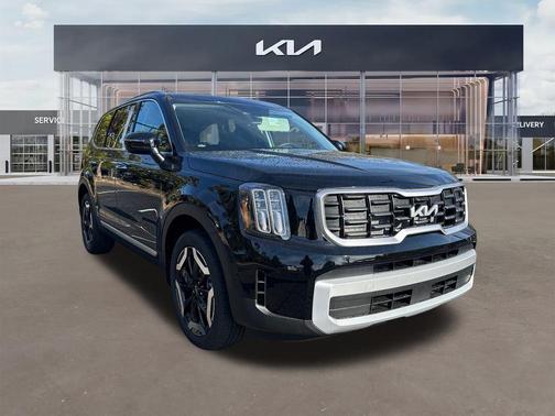 Ebony Black 2025 Kia Telluride S