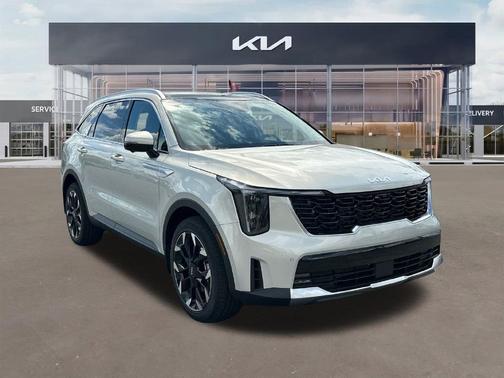 Ivory Silver 2026 Kia Sorento SX