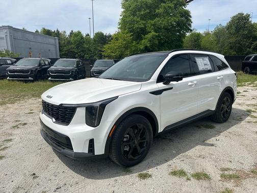Snow White Pearl 2026 Kia Sorento Hybrid X-LINE SX PRESTIGE
