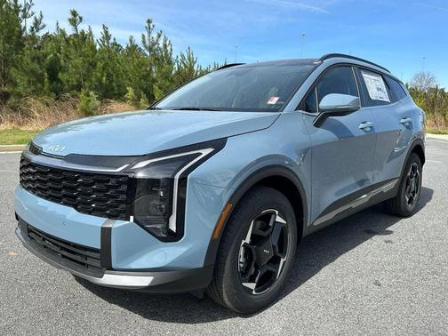 Heritage Blue 2026 Kia Sportage Hybrid EX