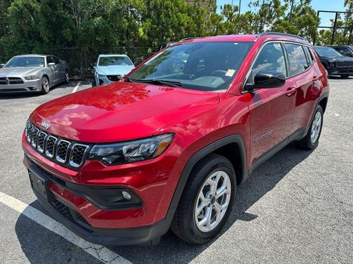 Red 2025 Jeep Compass Latitude