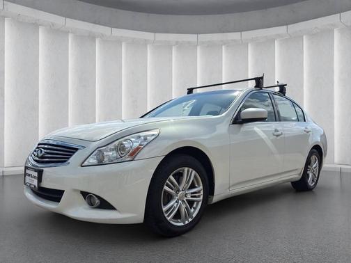Moonlight White 2012 INFINITI G37x Base