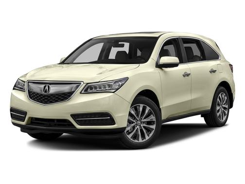 White Diamond Pearl 2016 Acura MDX 3.5L AcuraWatch Plus Package