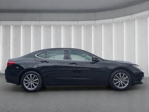 Crystal Black Pearl 2018 Acura TLX Technology