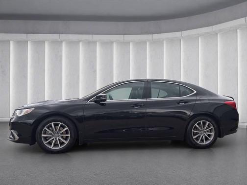 Crystal Black Pearl 2018 Acura TLX Technology