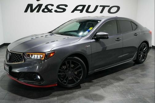 Modern Steel Metallic 2018 Acura TLX Technology
