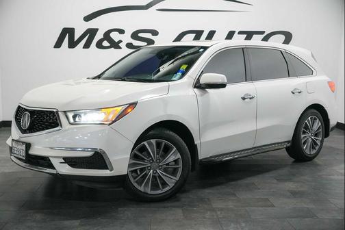 White Diamond Pearl 2018 Acura MDX 3.5L w/Technology Package