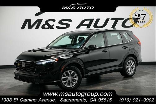 Crystal Black Pearl 2024 Honda CR-V LX AWD