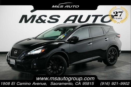 Super Black 2024 Nissan Murano SV FWD