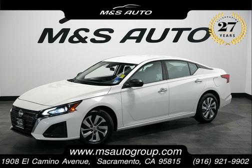 Glacier White 2024 Nissan Altima S FWD