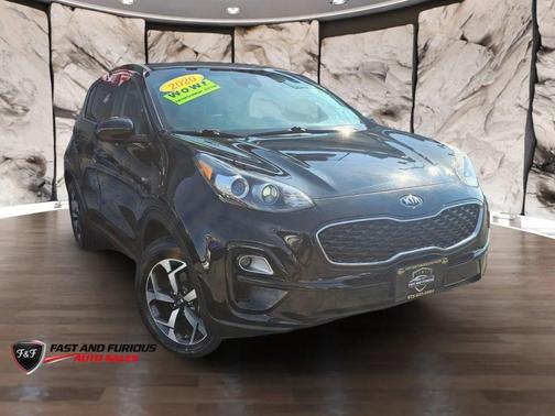 Black 2020 Kia Sportage LX