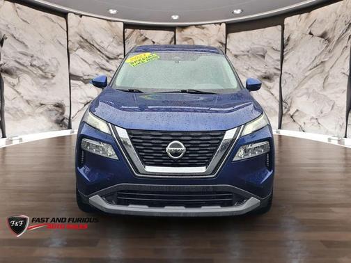 Blue 2021 Nissan Rogue SV
