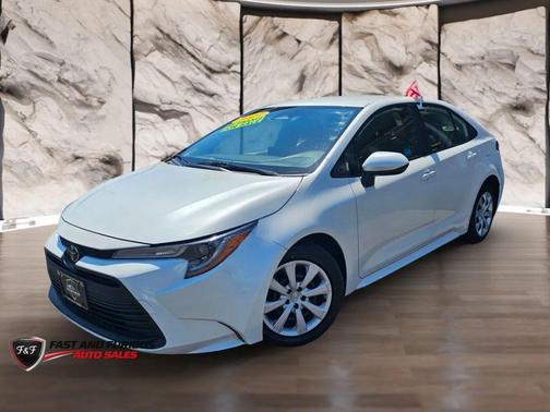 White 2023 Toyota Corolla LE