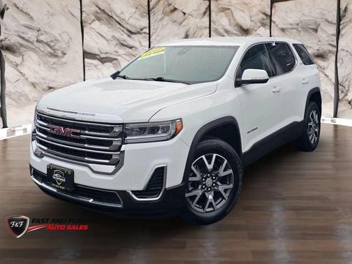 White 2022 GMC Acadia FWD SLE