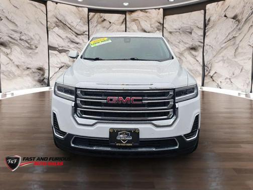 White 2022 GMC Acadia FWD SLE