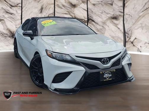 White 2021 Toyota Camry TRD