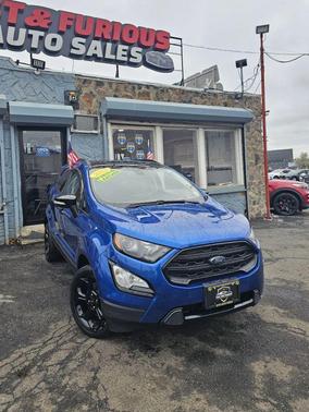 Blue 2022 Ford EcoSport SES