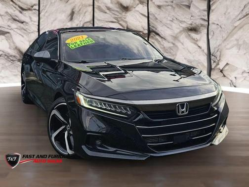 Black 2021 Honda Accord Sport SE 1.5T