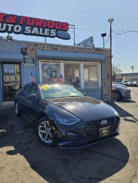Blue 2023 Hyundai SONATA SEL