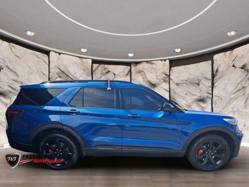 Blue 2020 Ford Explorer ST