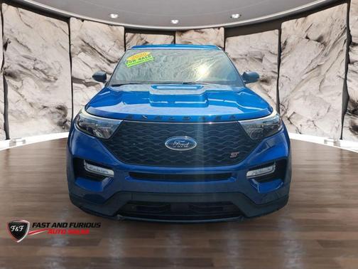 Blue 2020 Ford Explorer ST