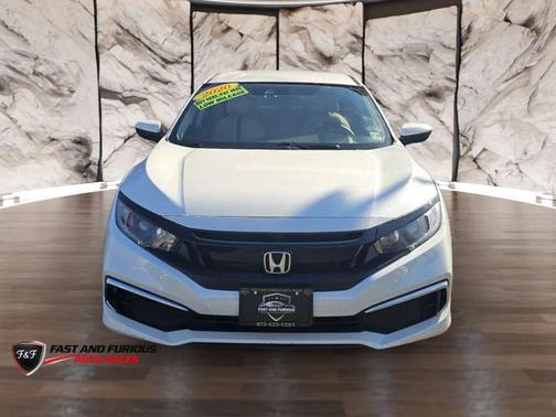 White 2020 Honda Civic LX