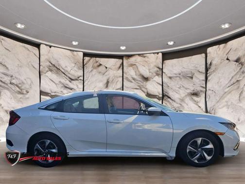 White 2020 Honda Civic LX