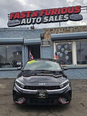 Black 2023 Kia Forte GT-Line