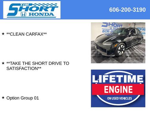 2023 Hyundai IONIQ 6 SE Standard Range