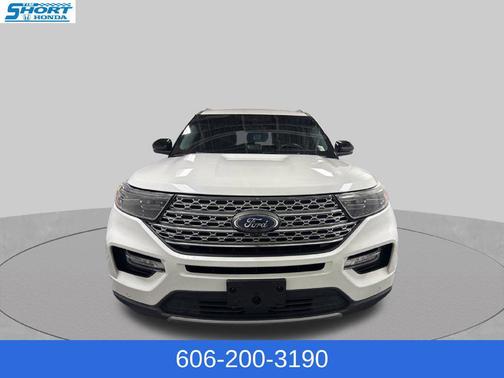 Star White Metallic Tri-Coat 2023 Ford Explorer Limited