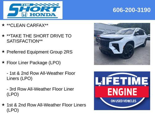 2024 Chevrolet Traverse RS