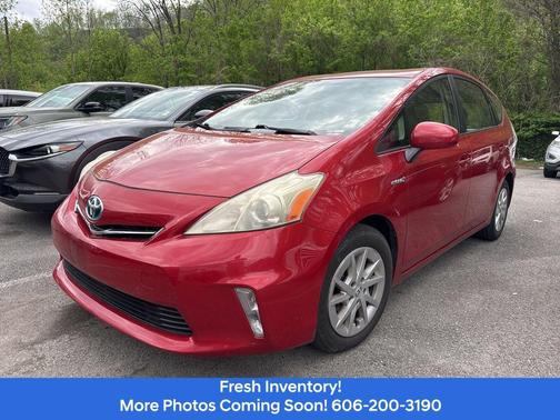 Barcelona Red Metallic 2013 Toyota Prius v Three