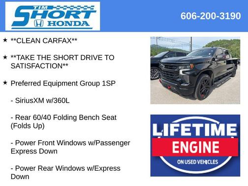 Black 2022 Chevrolet Silverado 1500 RST