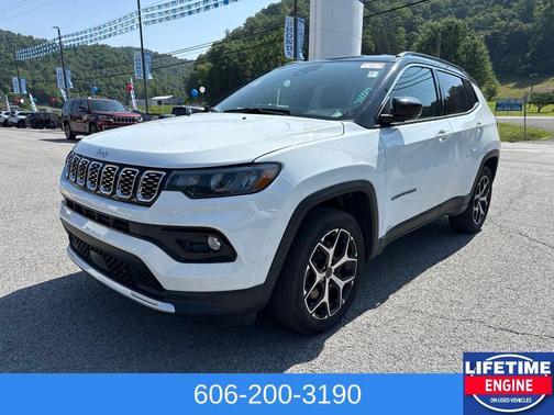 Bright White Clearcoat 2025 Jeep Compass Limited