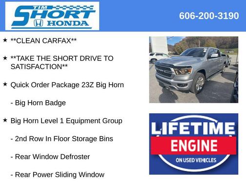 2022 RAM 1500 Big Horn/Lone Star